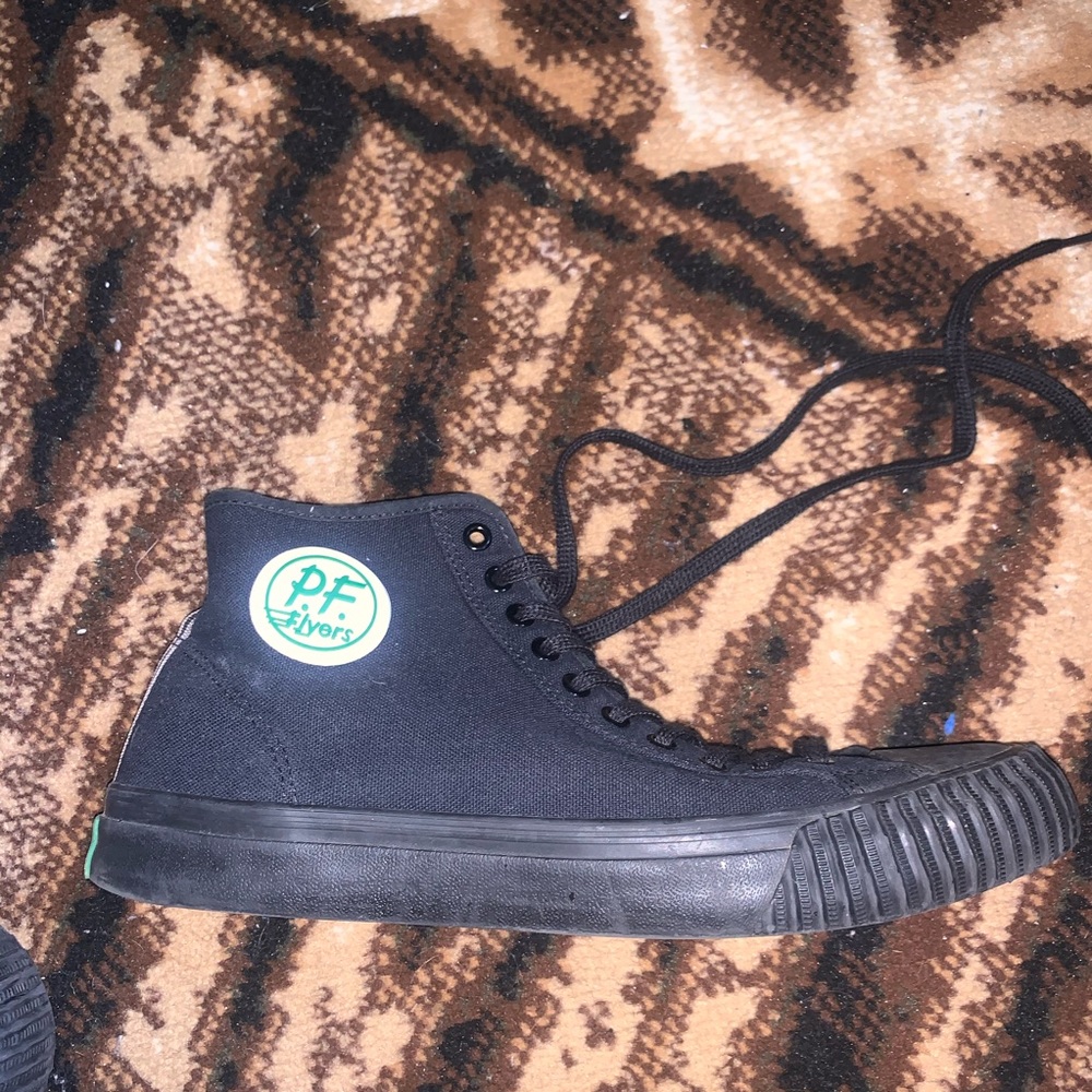 All Black PF Flyers